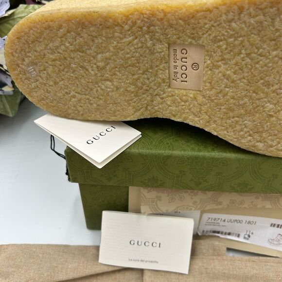 Men, Gucci, jumbo logo GG wool boots size 11.5!made in Italy - Picture 12 of 12